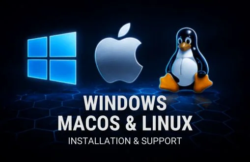 Windows macOS Linux