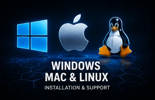 Windows macOS Linux